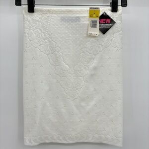 Nancy Ganz Vintage Deadstock White Floral Lace Waist Cincher Shapewear Large NWT